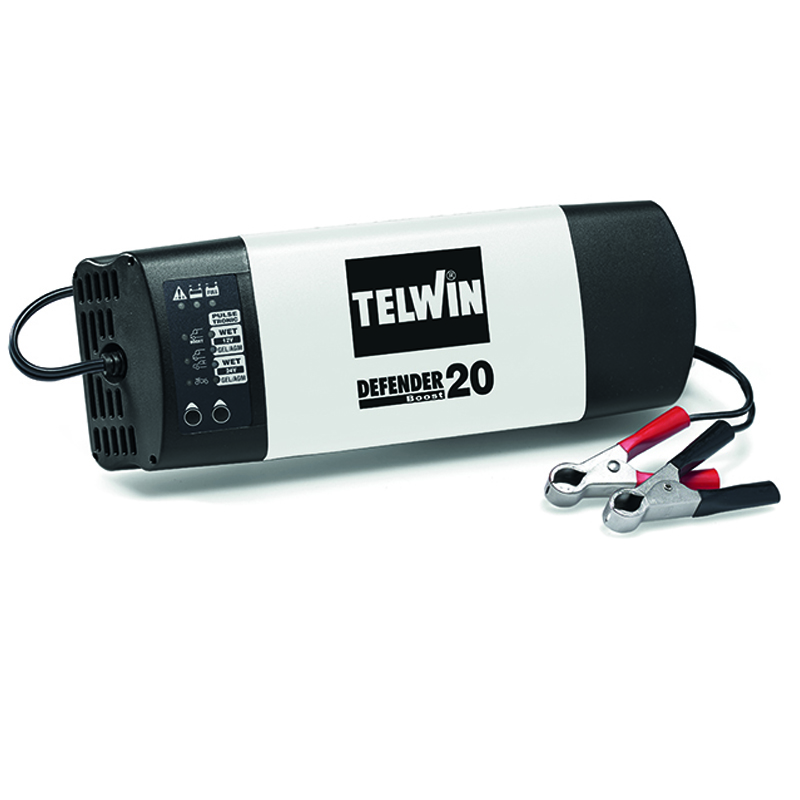 Telwin Leader 220 - Cargador de batería de coche y arrancador - batería  WET/START-STOP tensión 12/24V