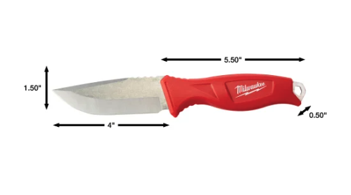 CUCHILLO DE OJA FIJA MILWAUKEE (48-22-1926)
