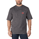 POLERA MANGA CORTA GRIS TALLA L MILWAUKEE (601G-L)