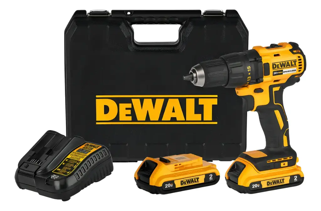 TALADRO ROTACION BRUSHLESS 20V BATERIA 2.0Ah DEWALT (DCD7771D2-B2)