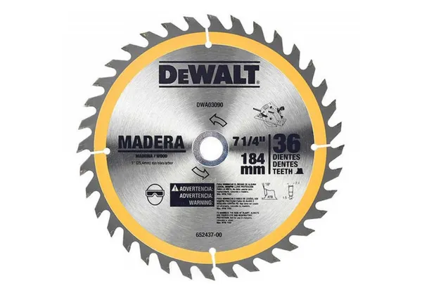 DISCO SIERRA 7.1/4 36 DTES DEWALT (DWA03090)