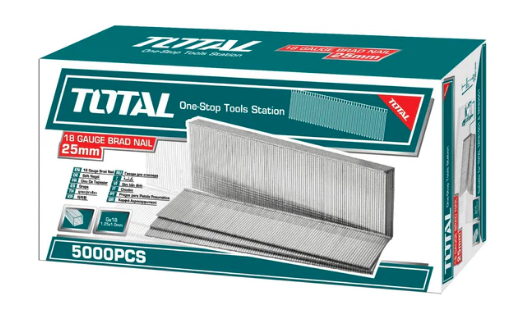 CAJA CLAVOS 25 MM TOTAL (5000 UND) TAC918251