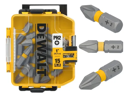PUNTA PHILLIPS MAXFIT PH2 25MM 15 PZAS (DWA1PH2UMF15) DEWALT