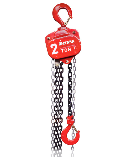 TECLE CADENA ROJO H.DUTY 2. TON 3 MTS CADENA ITAKA