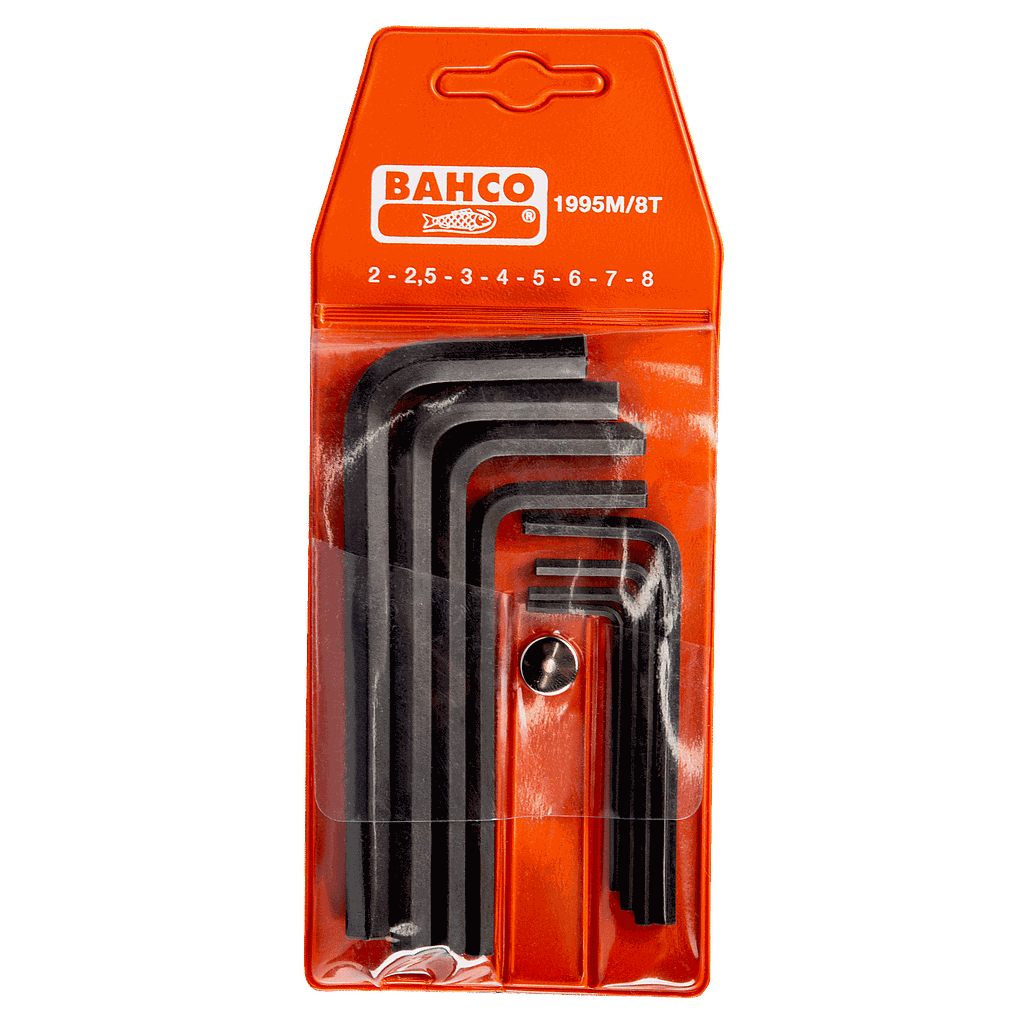 JUEGO LLAVES ALLEN 2-10 MM BAHCO (1995M/8T)