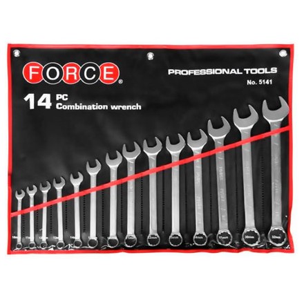 JUEGO LLAVES PUNTA CORONA 10 A 32 FORCE (5141C)