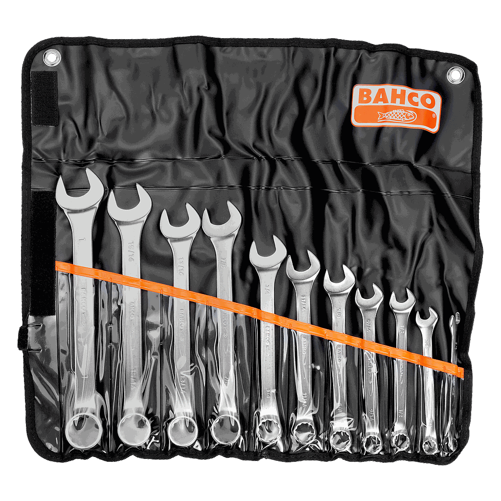 JUEGO LLAVES PUNTA CORONA 3/8 A 1 BAHCO (111Z/11T)