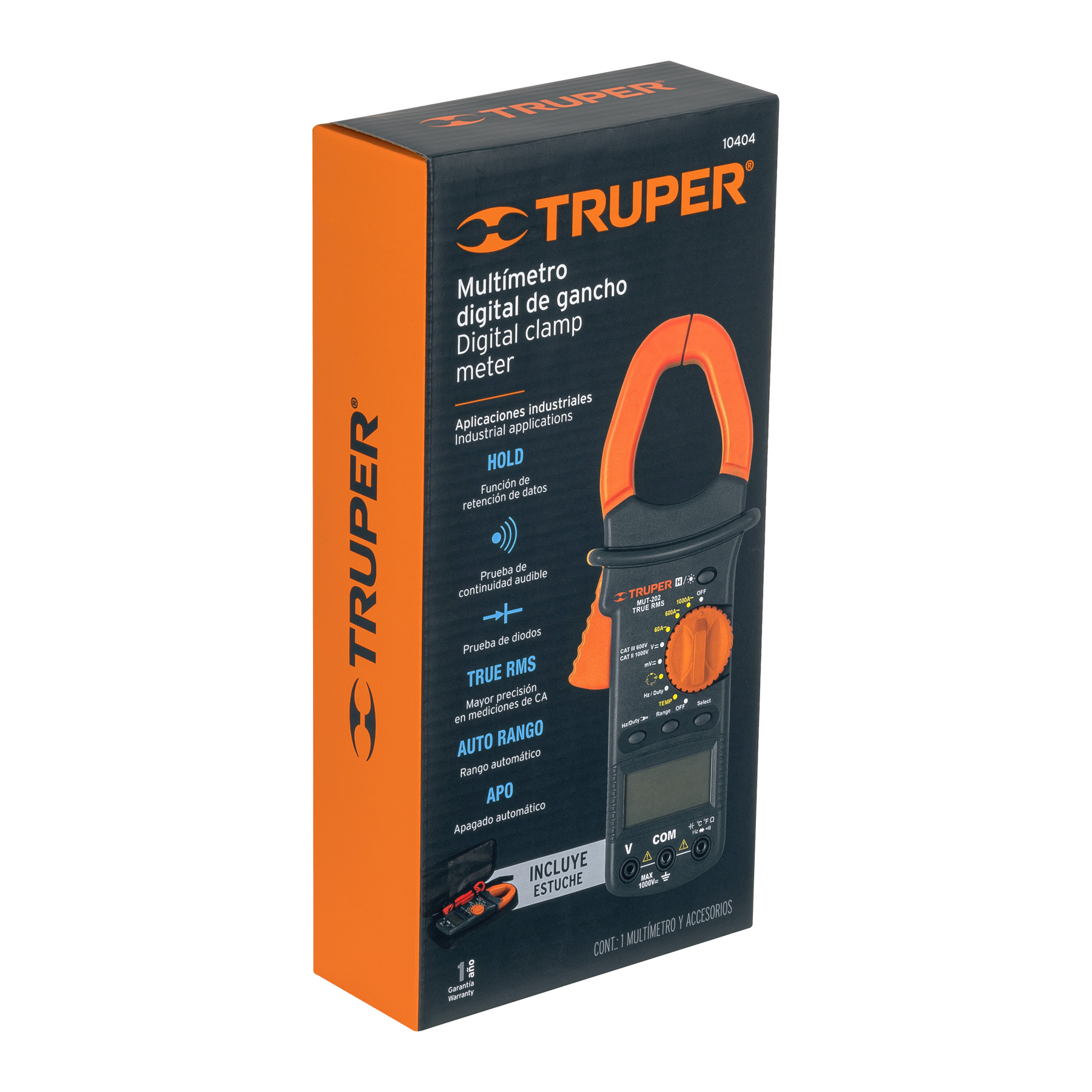 MULTITESTER DIGITAL CON PINZAS TRUPER (MUT-202)