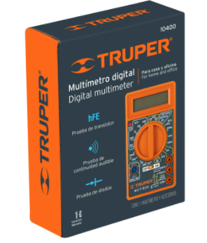 MULTITESTER DIGITAL INDUSTRIAL TRUPER (MUT-830)