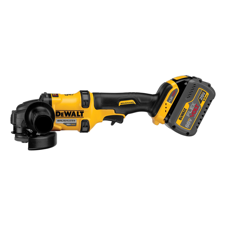 ESMERIL ANGULAR INALAMBRICO 4.1/2 60V DEWALT (DCG418T2-B2)