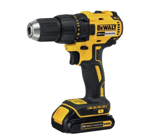 TALADRO PERCUTOR INALAMBRICO BRUSHLESS 13 MM  20V DEWALT (DCD777D2-B2)