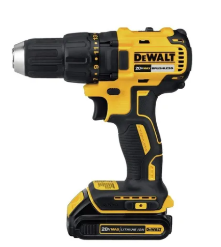 TALADRO PERCUTOR INALAMBRICO BRUSHLESS 13 MM  20V DEWALT (DCD777D2-B2)