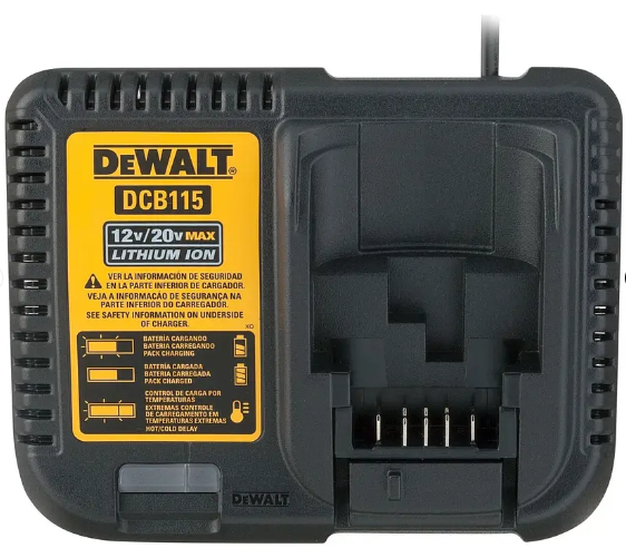 CARGADOR DE BATERÍA 12 y 20V DEWALT (DCB115-B2)