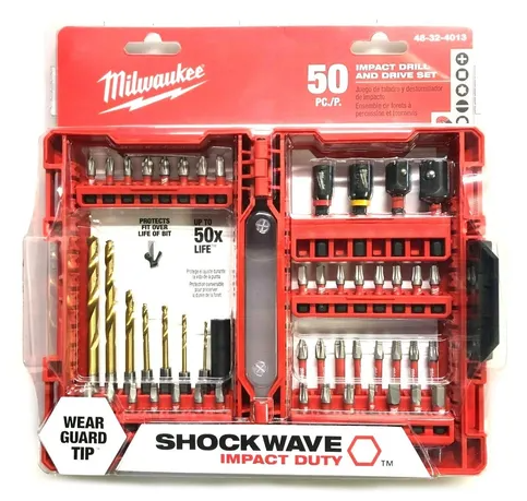 SET PUNTA ATORNILLADOR 50 PIEZAS MILWAUKEE (48-32-4013) 