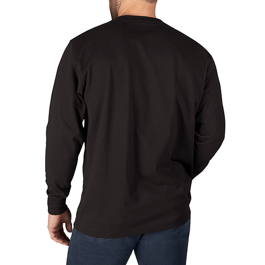 POLERA MANGA LARGA NEGRA TALLA L MILWAUKEE (602B-L)