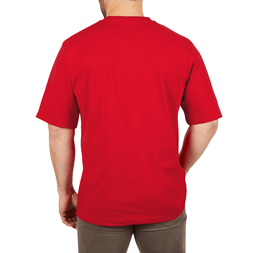 POLERA MANGA CORTA ROJO TALLA L MILWAUKEE (601R-L)