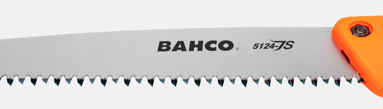 SERRUCHO DE PODA PROFESIONAL 24 CM DIENTE ENDURECIDO BAHCO (5124-JS-H)
