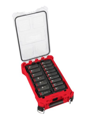 JUEGO DE DADOS SHOCKWAVE DUTY 16 PZS MILWAUKEE (49-66-6803)