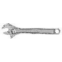 LLAVE REGULABLE CROMADA 10 BAHCO (8072C)