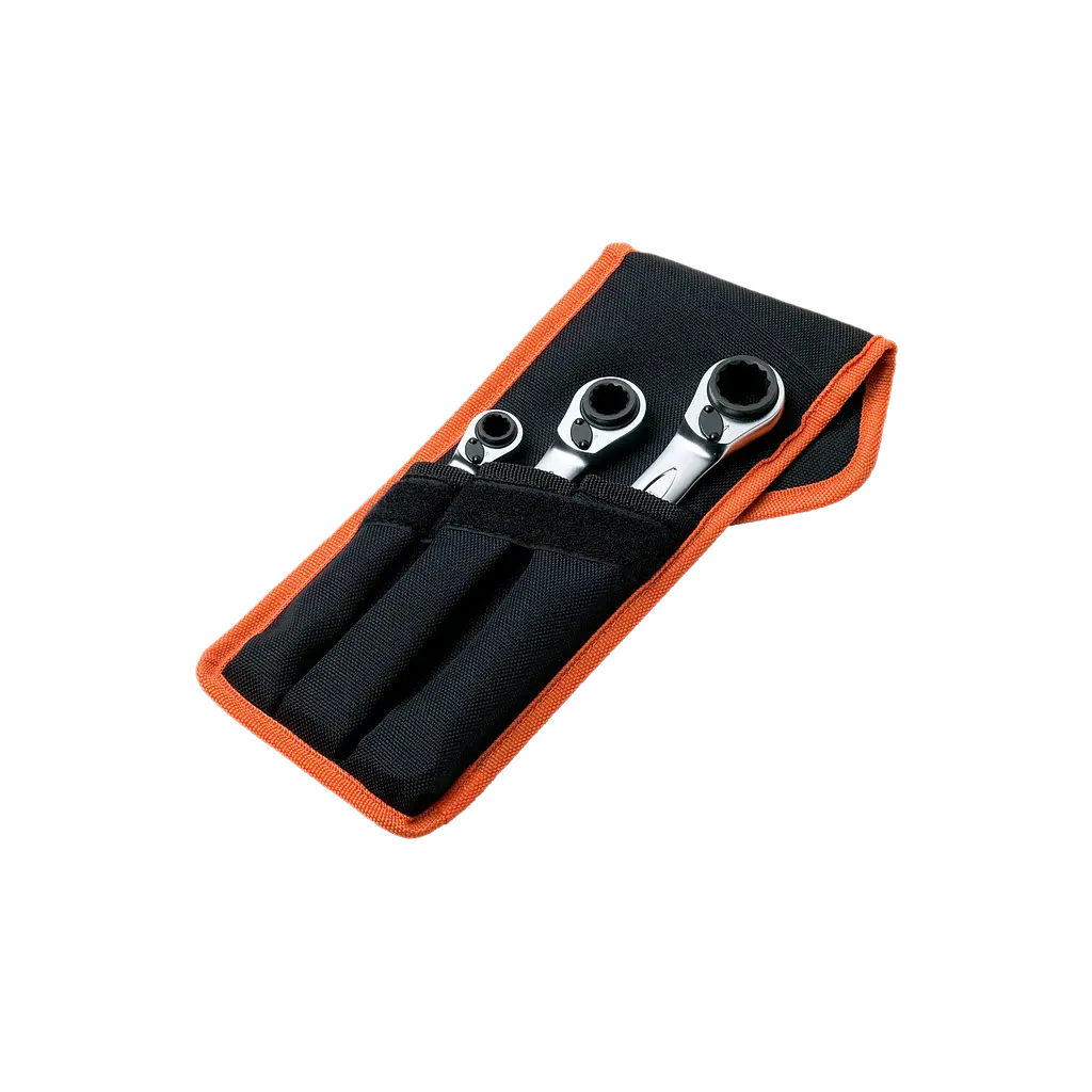 SET LLAVES DOBLE CON CHICHARRA 8-19 BAHCO (S4RM/3T)