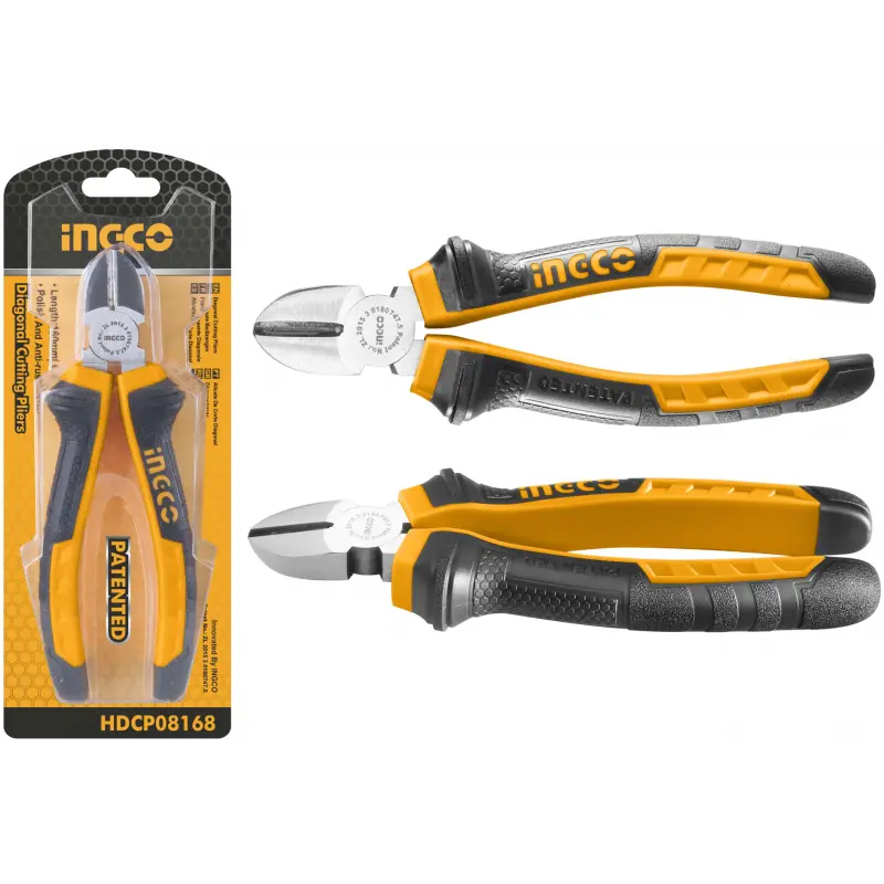 ALICATE CORTE DIAGONAL 7" INGCO (HDCP08188)