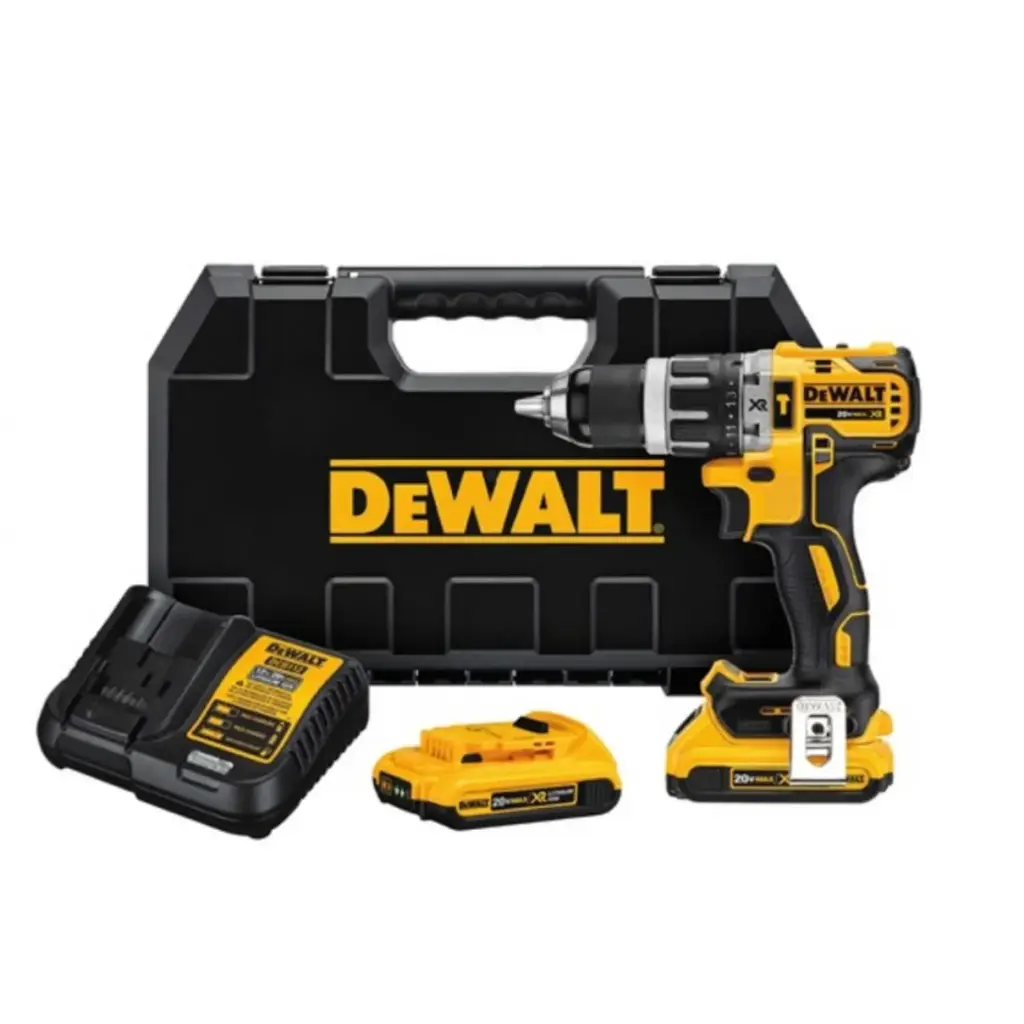 TALADRO PERCUTOR XR BRUSHLESS 20V BAT. 2.0Ah + MALETA DEWALT (DCD796D2-B2)