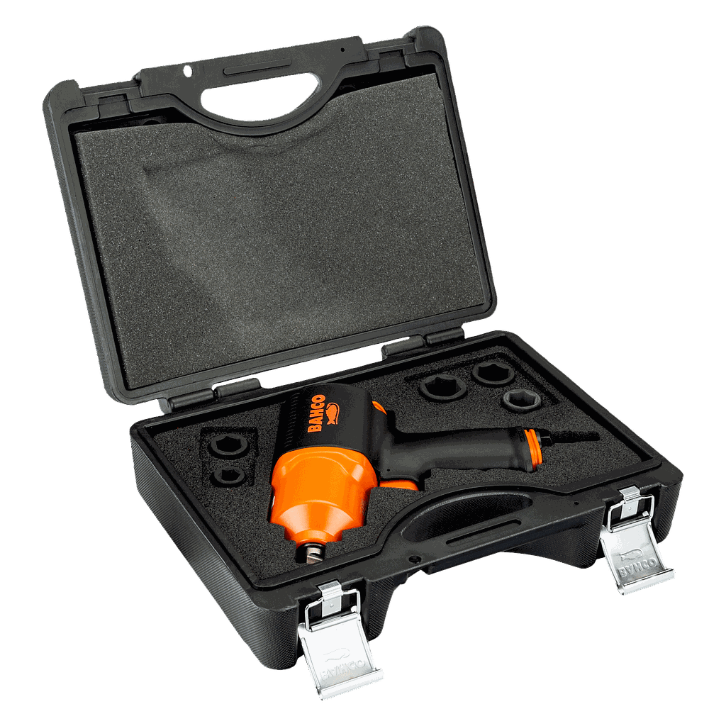 JUEGO LLAVE IMPACTO NEUMATICA 1/2 5 PZAS BAHCO (BPC815K2)