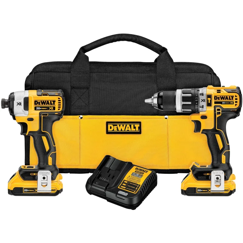 KIT TALADRO PERCUTOR + ATORNILLADOR (DCK287D2-B2) DEWALT