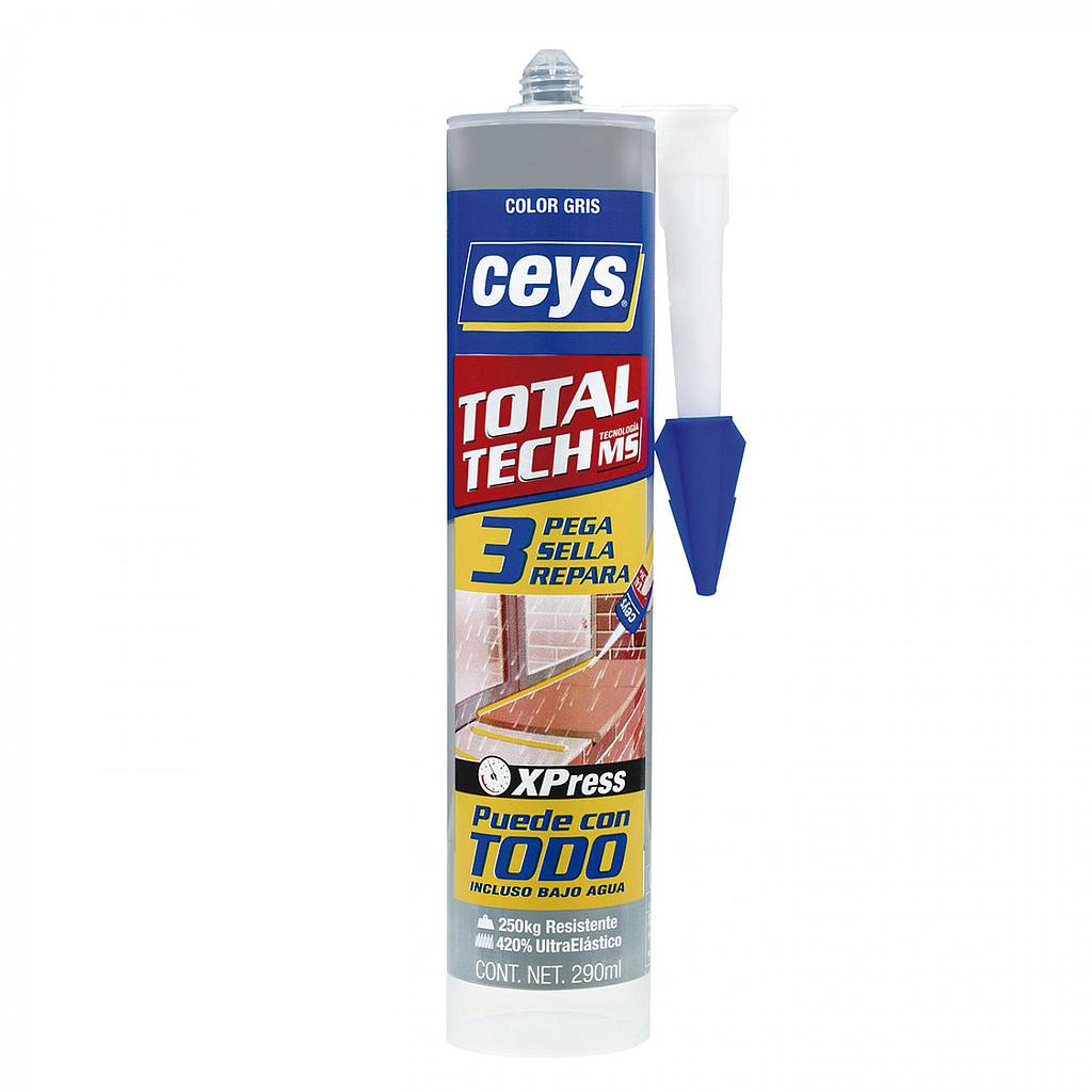ADHESIVO TOTAL TECH 290 ML GRIS