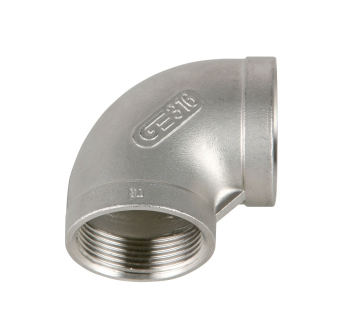CODO INOXIDABLE NPT 1"