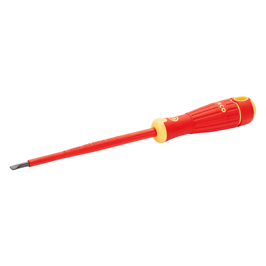 DESTORNILLADOR PLANO AISLADO 1000V B196.055.125 BAHCO