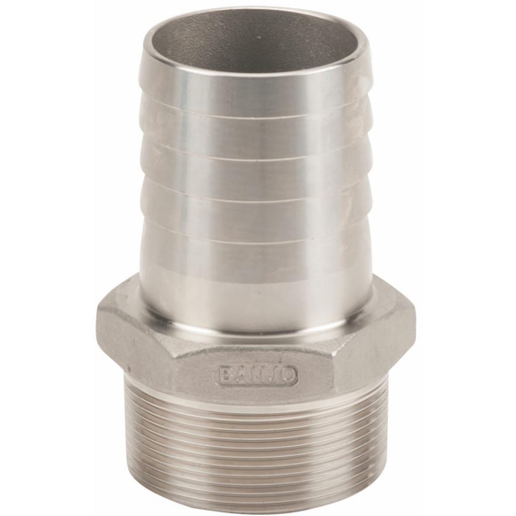 ESPIGA INOXIDABLE NPT 1.1/4"