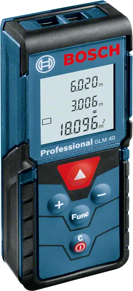MEDIDOR LASER PRO 40 METROS BOSCH (GLM 40)