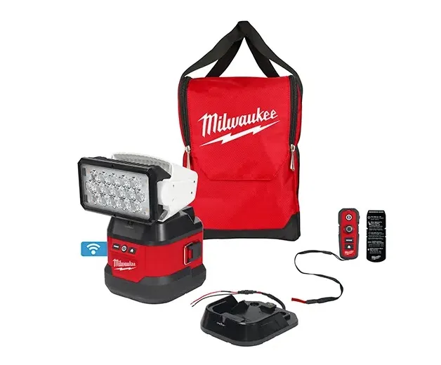 LAMPARA CONTROL REMOTO C/BASE M18 MILWAUKEE (2123-20)