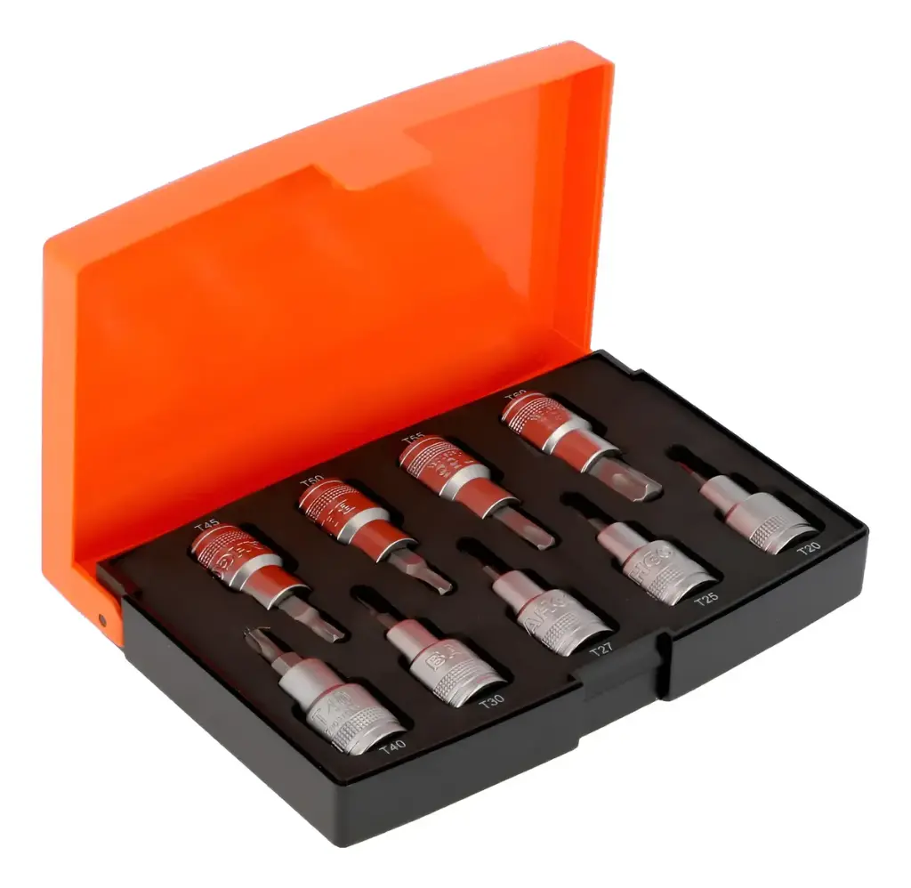 JUEGO DADOS 1/2 TORX 9 PZAS BAHCO (S9TORX)