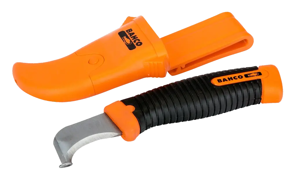 CUCHILLO ELECTRICISTA 160 MM CON GUIA BAHCO (2446-EL-HELP)