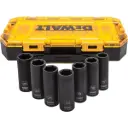 SET DE DADOS DE IMPACTO LARGO DE 1/2 Y 7 PZAS DEWALT (DWMT74737)