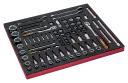 LLAVES COMBINADAS Y DADOS BANDEJA FOAM 83 PZAS BAHCO (FF1A5005)