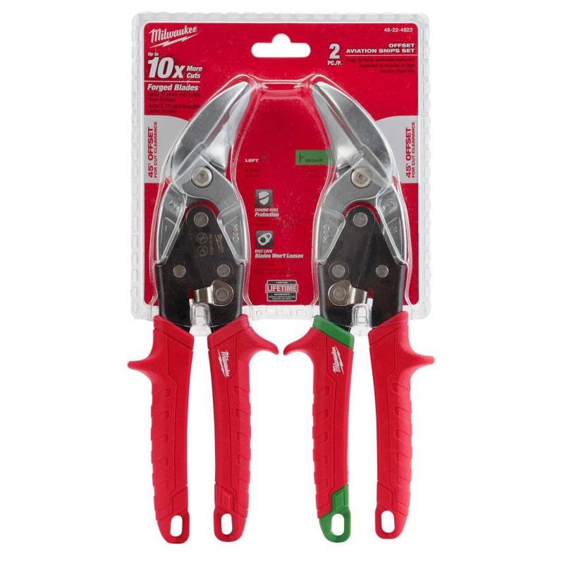 TIJERAS AVIACION MILWAUKEE 2 PZAS