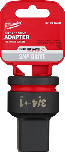 ADAPTADOR DE IMPACTO DUTY 3/4 &quot;DRIVE 1&quot; MILWAUKEE (49-66-6729)