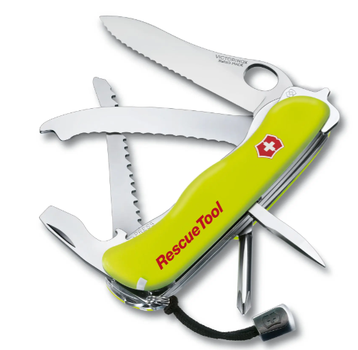 NAVAJA RESCUETOOL 111 MM 14 FUNCIONES FLUOR C/ETCH (0.8623.MWN) VICTORINOX