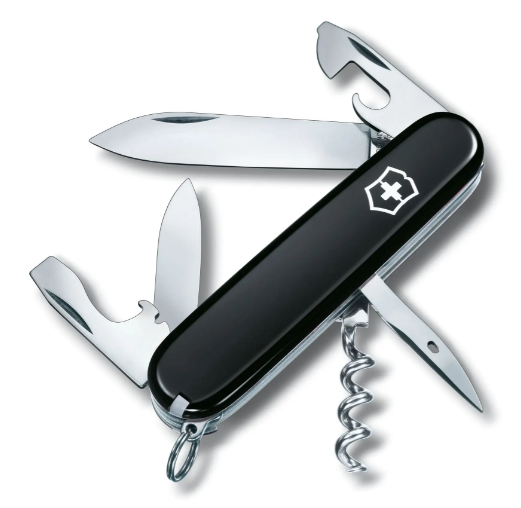 NAVAJA SPARTAN 91 MM 12 FUNCIONES NEGRA (1.3603.3) VICTORINOX