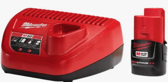 KIT DE INICIO M12 2.0 AMP MILWAUKEE (MOD.48-3559)