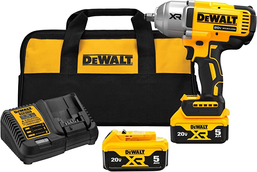 LLAVE IMPACTO XR 20V 1/2 &quot;2&quot; BATERIAS 5Ah DEWALT (DCF900P2-B2) 