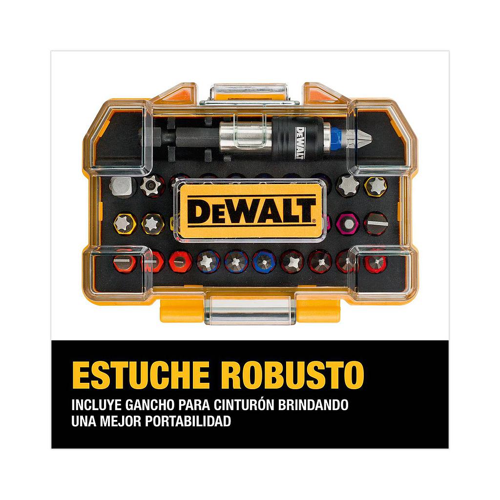 JUEGO DE PUNTAS 31 PZAS DEWALT (DT7969-QZ)