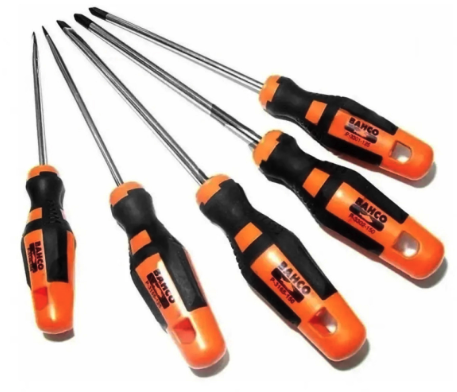 JUEGO DESTORNILLADORES 7 PIEZAS BAHCO (P-3000/7H+2820EF1)