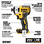 KIT TALADRO PERCUTOR + ATORNILLADOR IMPACTO 20V DEWALT (DCK223D2-B2)