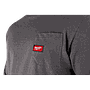 POLERA MANGA CORTA GRIS TALLA M MILWAUKEE (601G-M)