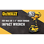 LLAVE IMPACTO XR 20V 1/2 "2" BATERIAS 5Ah DEWALT (DCF900P2-B2) 