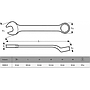 LLAVE PUNTA CORONA 24 MM (1952M-24) BAHCO 